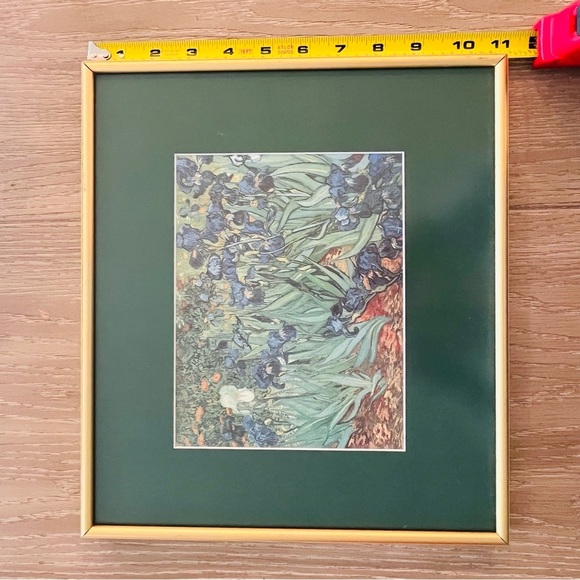 Framed and Matted Art Print Van Gogh’s Irises - Picture 9 of 12